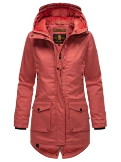 Navahoo Damen Winterjacke - Brinjaa in rot
