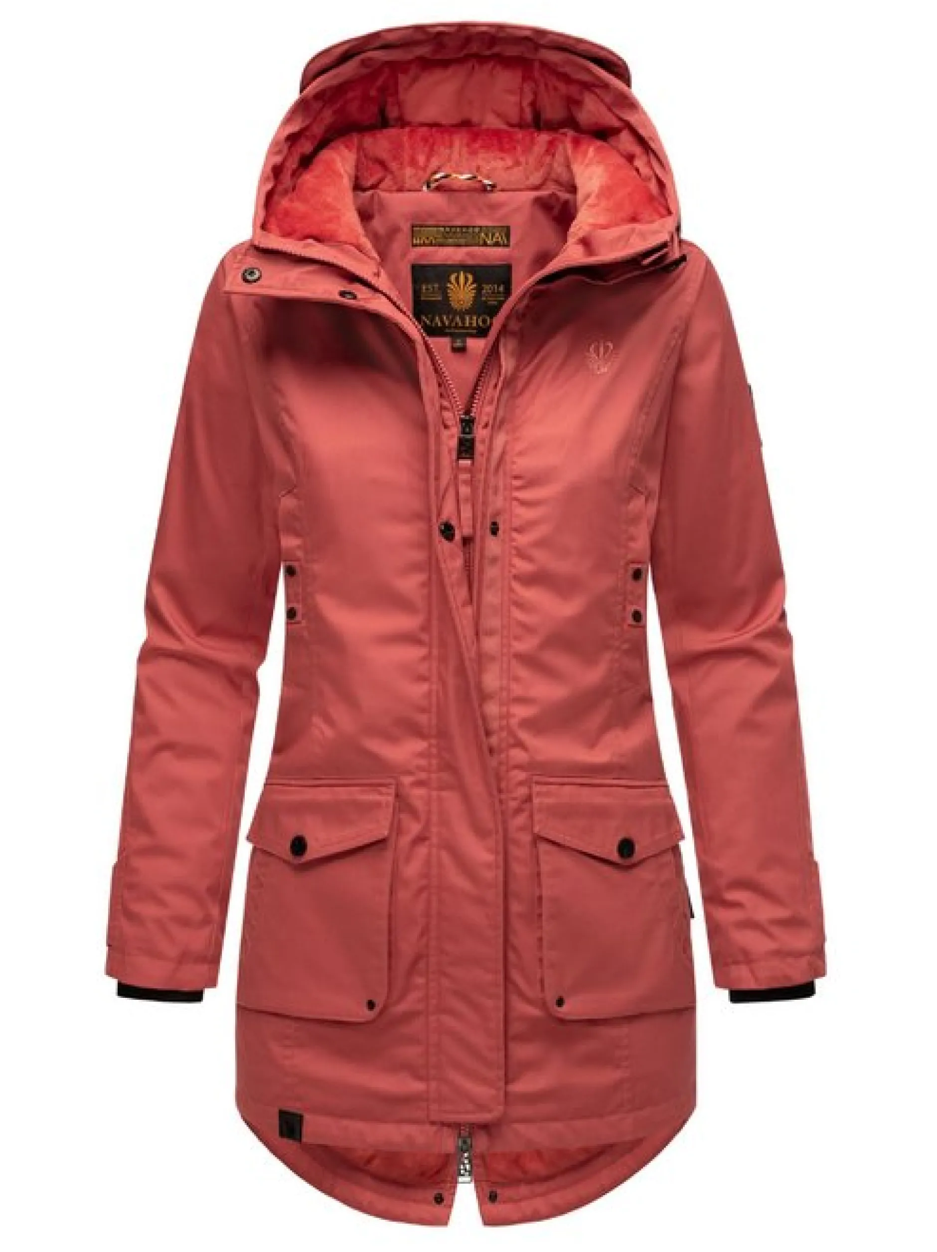 Navahoo Damen Winterjacke - Brinjaa in rot