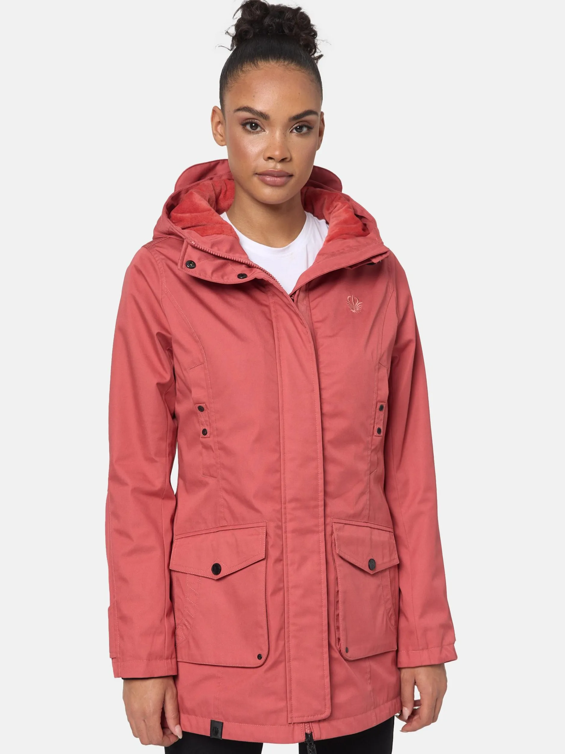 Navahoo Damen Winterjacke - Brinjaa in rot