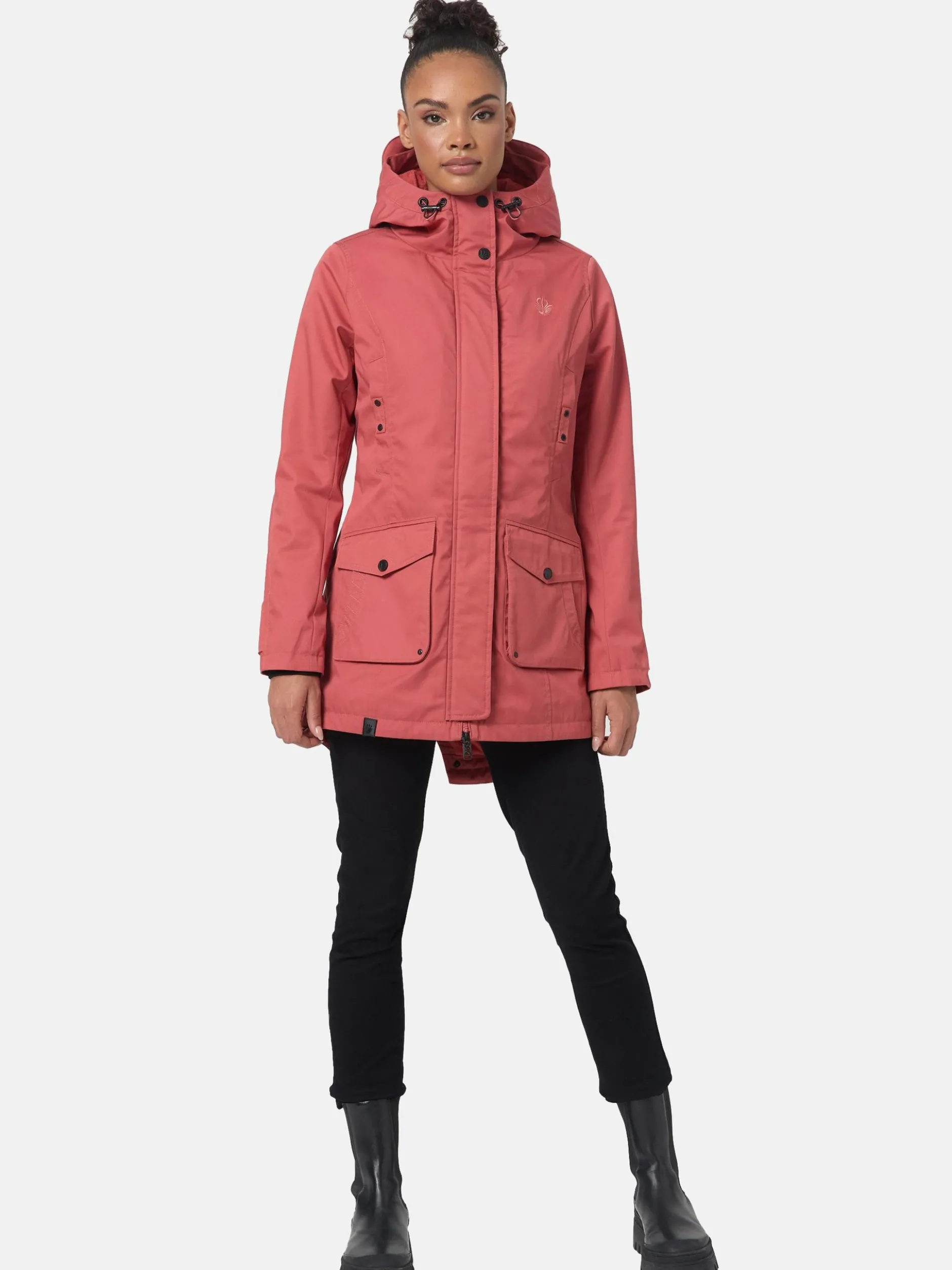 Navahoo Damen Winterjacke - Brinjaa in rot