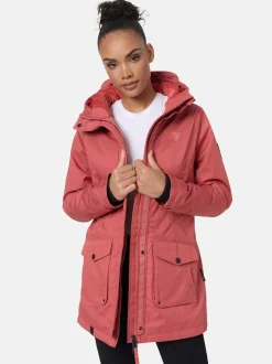 Navahoo Damen Winterjacke - Brinjaa in rot
