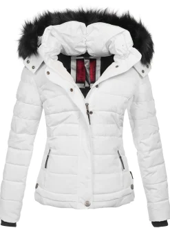 Navahoo Damen Winterjacke - Chloe in weiß