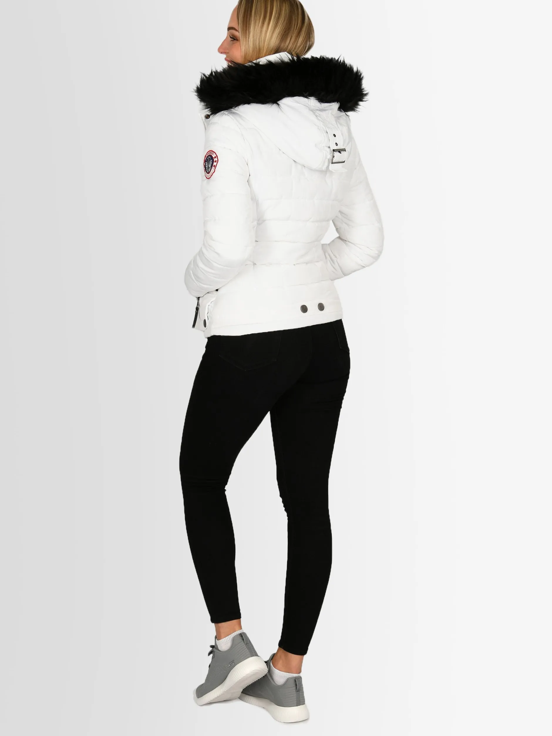 Navahoo Damen Winterjacke - Chloe in weiß
