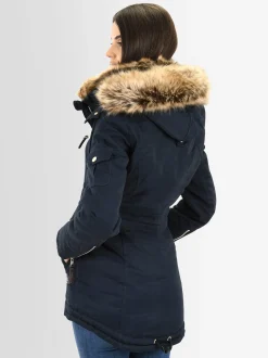 Navahoo Damen Winterjacke - Daria in blau