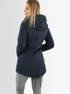 Navahoo Damen Winterjacke - Diamond in blau