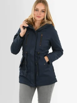 Navahoo Damen Winterjacke - Diamond in blau