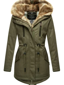 Navahoo Damen Winterjacke - Diamond in grün