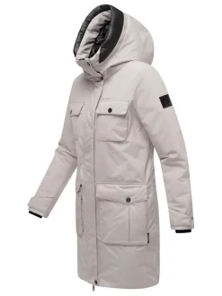 Navahoo Damen Winterjacke - Eissturm 14 in kitt