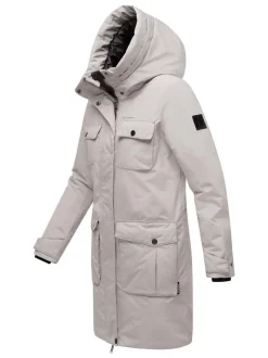 Navahoo Damen Winterjacke - Eissturm 14 in kitt