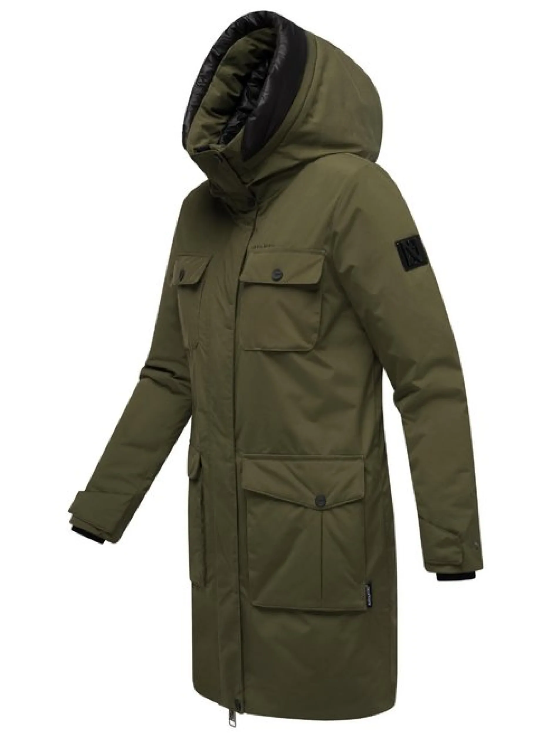 Navahoo Damen Winterjacke - Eissturm 14 in oliv