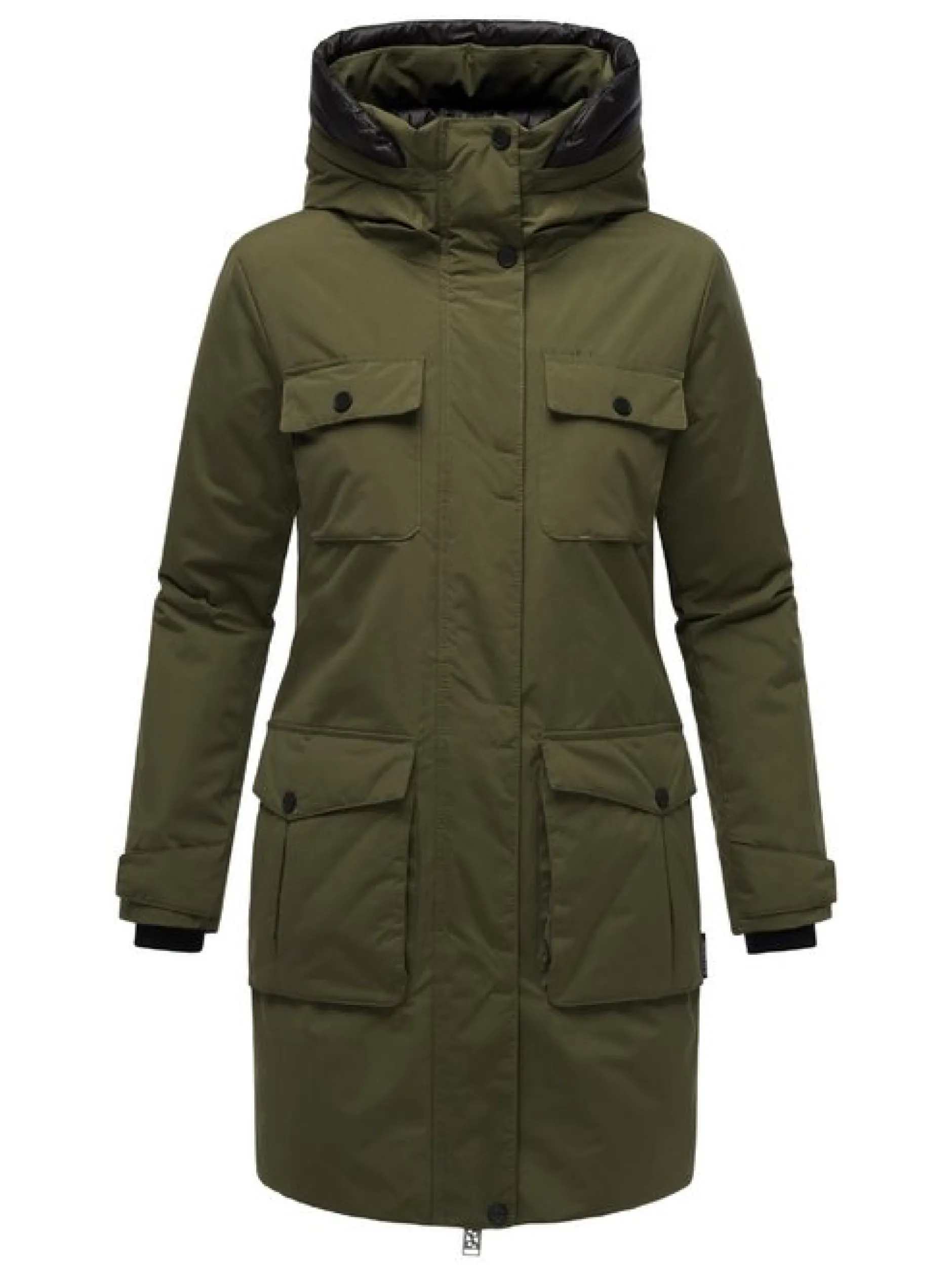 Navahoo Damen Winterjacke - Eissturm 14 in oliv