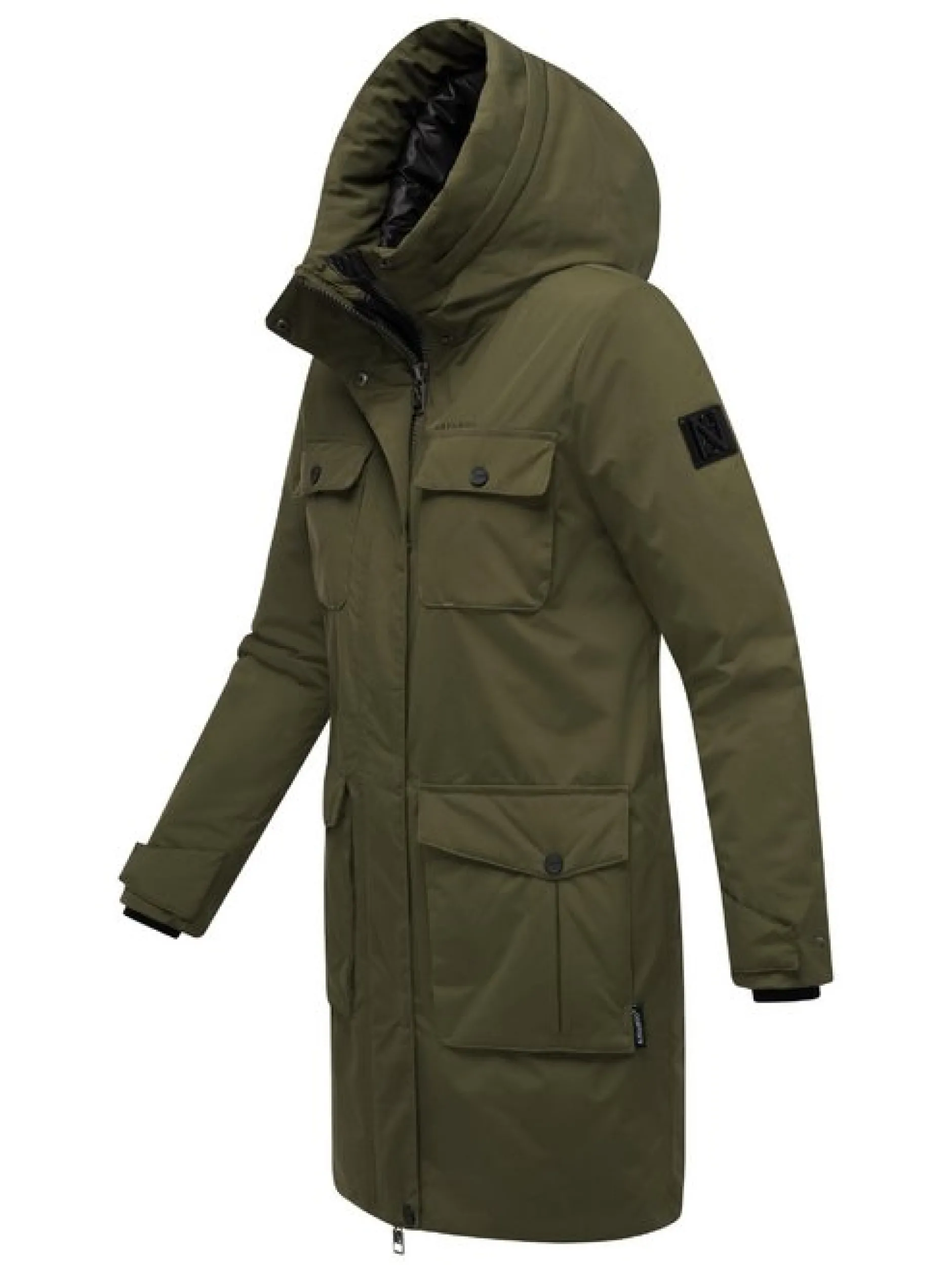 Navahoo Damen Winterjacke - Eissturm 14 in oliv