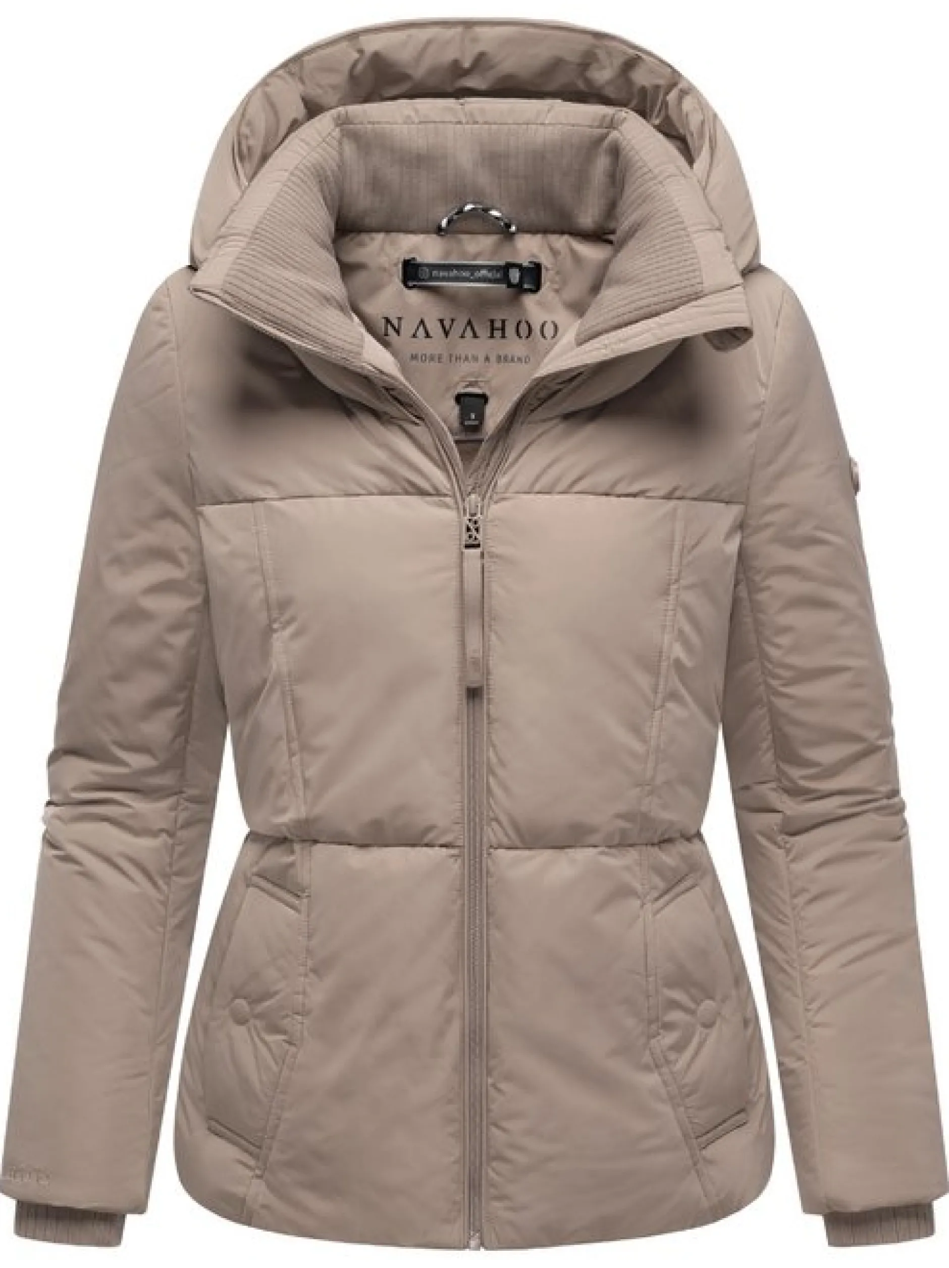 Navahoo Damen Winterjacke - Flüsterfee 14 in taupe
