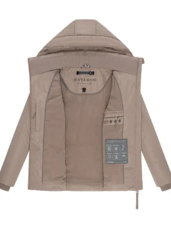 Navahoo Damen Winterjacke - Flüsterfee 14 in taupe