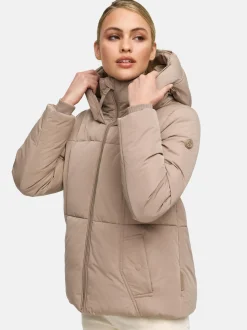 Navahoo Damen Winterjacke - Flüsterfee 14 in taupe