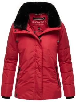 Navahoo Damen Winterjacke - Frostii XIV in rot