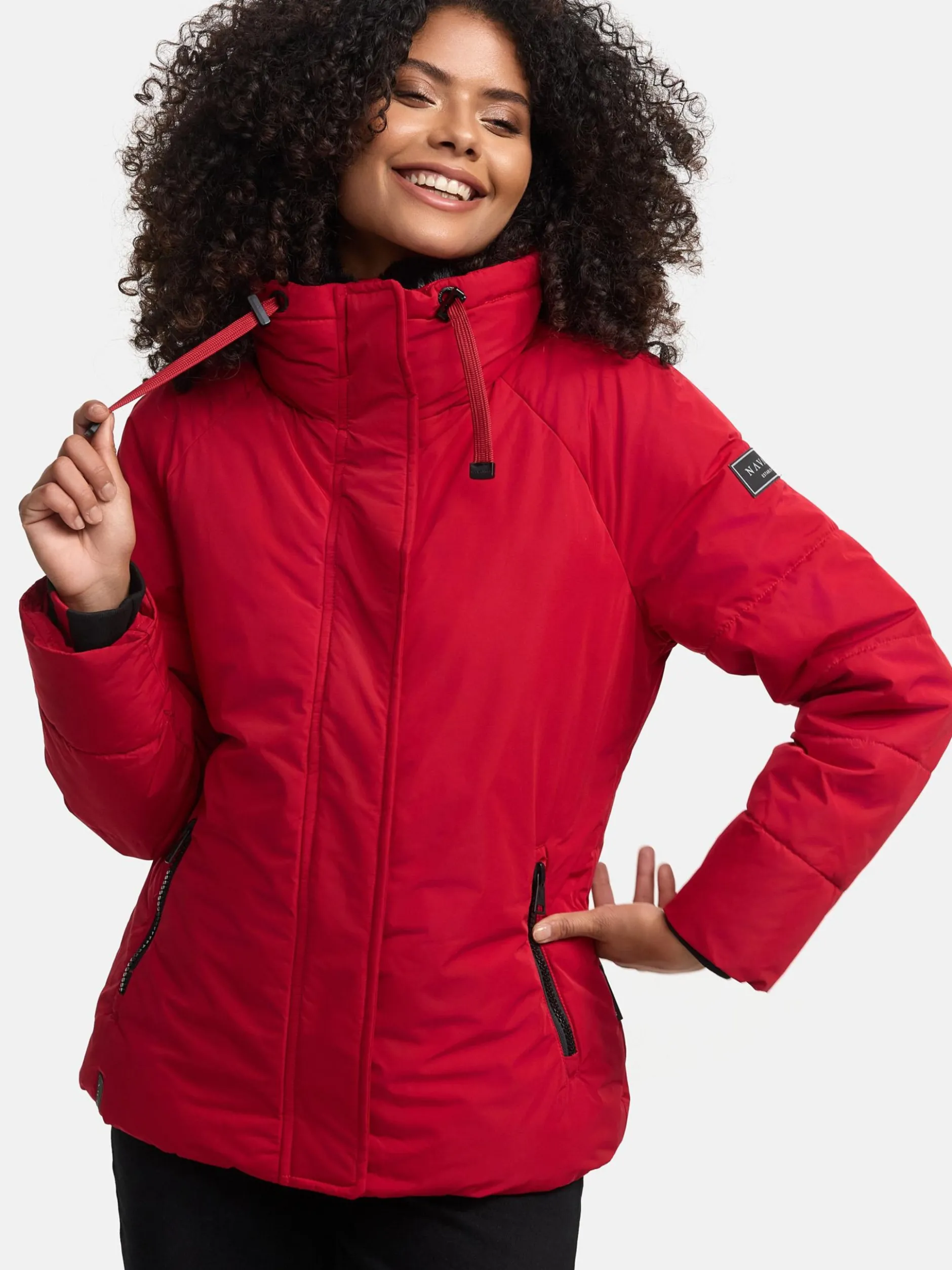 Navahoo Damen Winterjacke - Frostii XIV in rot