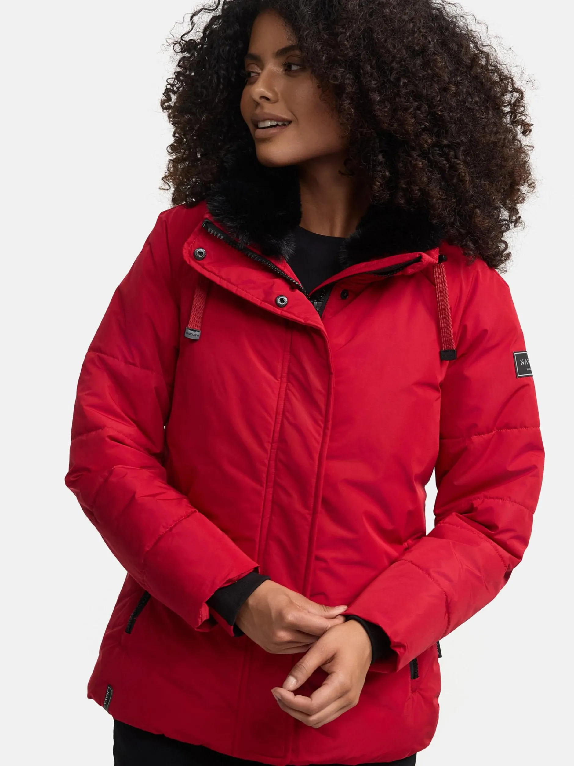 Navahoo Damen Winterjacke - Frostii XIV in rot
