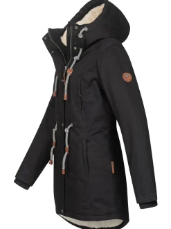 Navahoo Damen Winterjacke - Ireliaa in schwarz
