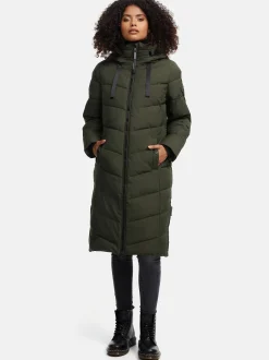 Navahoo Damen Winterjacke - Schmatzibär in oliv