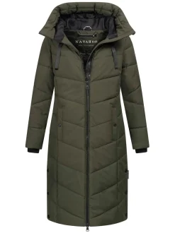 Navahoo Damen Winterjacke - Schmatzibär in oliv