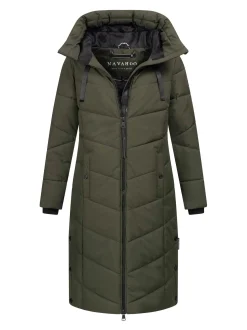 Navahoo Damen Winterjacke - Schmatzibär in oliv