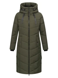 Navahoo Damen Winterjacke - Schmatzibär in oliv