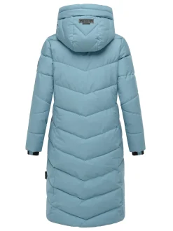 Navahoo Damen Winterjacke - Schmatzibär in blau