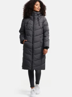 Navahoo Damen Winterjacke - Schmatzibär in anthrazit