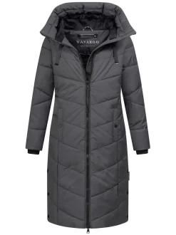 Navahoo Damen Winterjacke - Schmatzibär in anthrazit