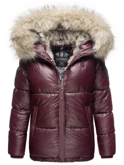 Navahoo Damen Winterjacke - Tikunaa in bordeaux
