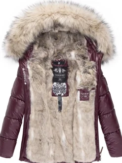 Navahoo Damen Winterjacke - Tikunaa in bordeaux