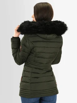 Navahoo Damen Winterjacke - Umay Pri in oliv