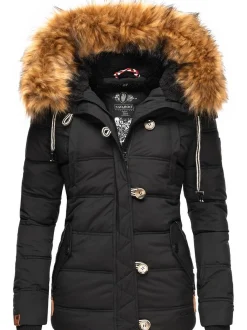Navahoo Damen Winterjacke - Zoja in schwarz