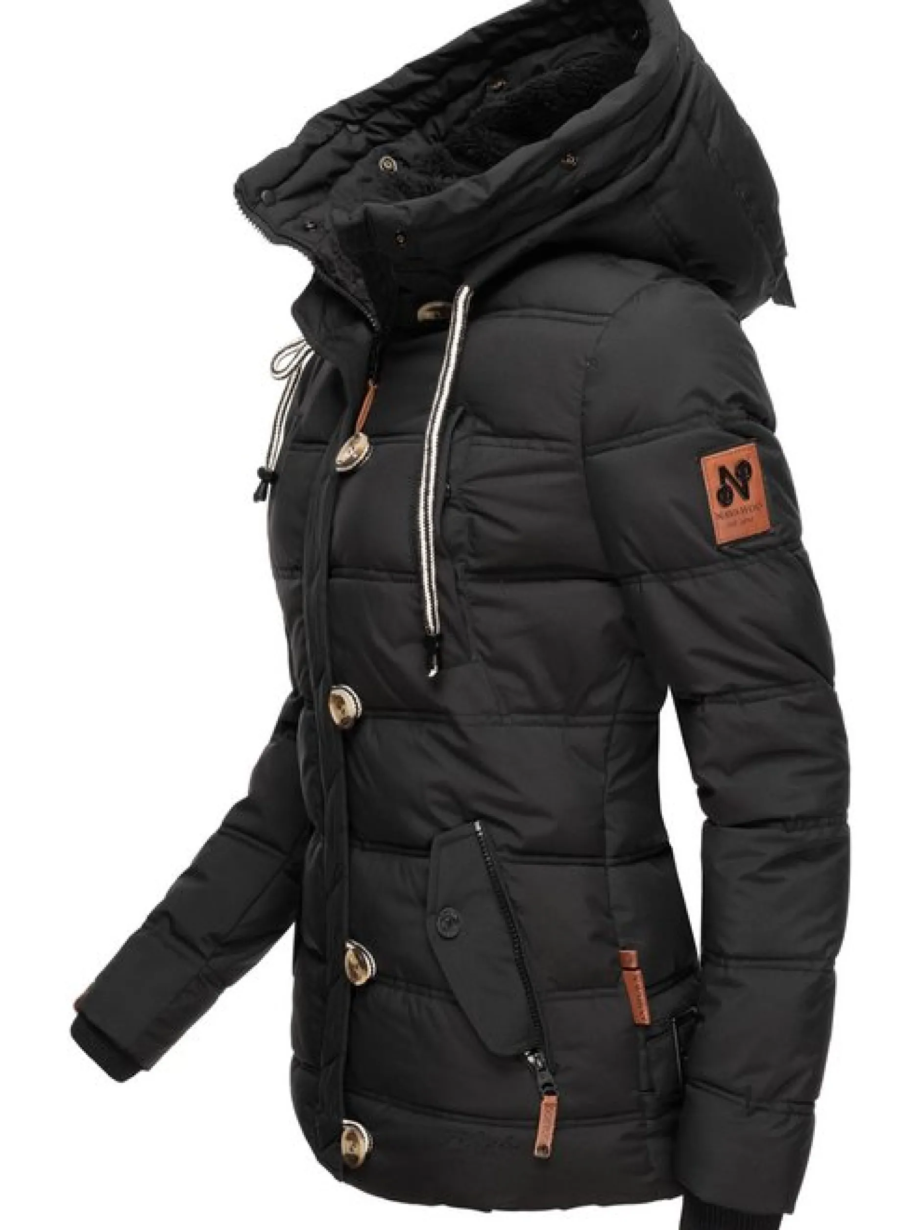 Navahoo Damen Winterjacke - Zoja in schwarz