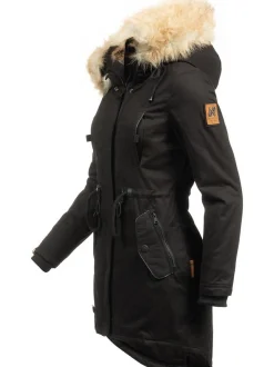 Navahoo Damen Wintermantel - Bombii in schwarz