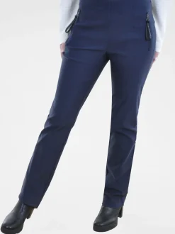 Navigazione Damen Bengalinhose in blau - Länge: lang