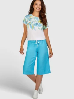 Navigazione Damen Blusenshirt in weiß - Ärmel: kurzarm