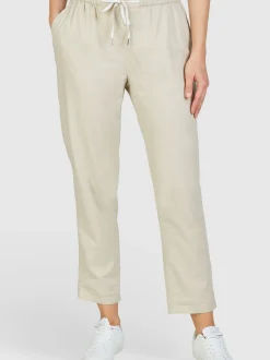 Navigazione Damen Hose in beige - Länge: lang