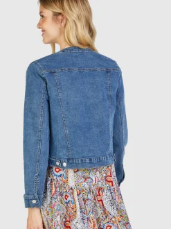 Navigazione Damen Jacke in denim