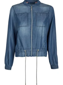 Navigazione Damen Jacke in denim