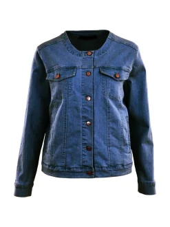 Navigazione Damen Jeansjacke in denim