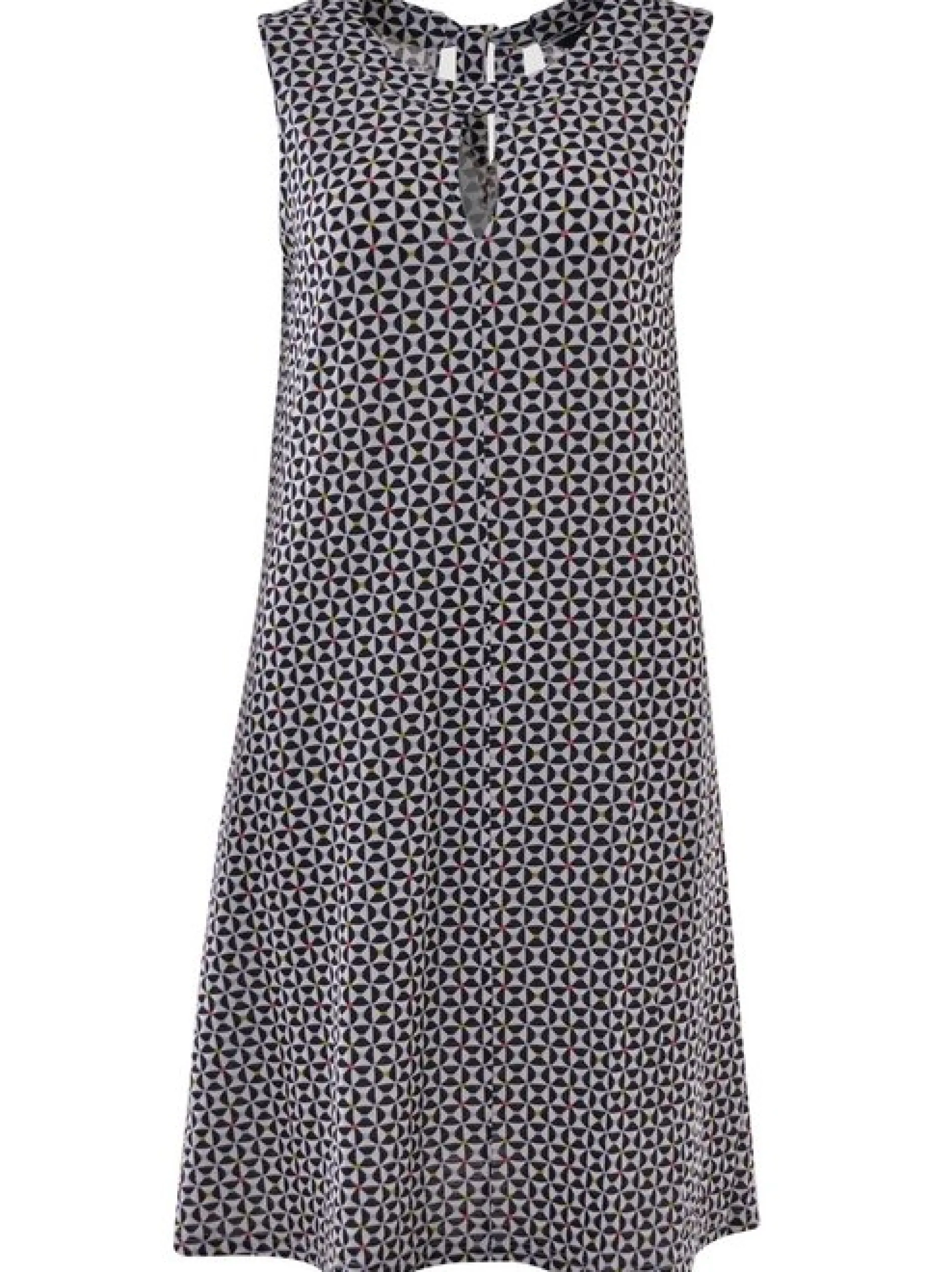 Navigazione Damen Jerseykleid in blau - Länge: knielang