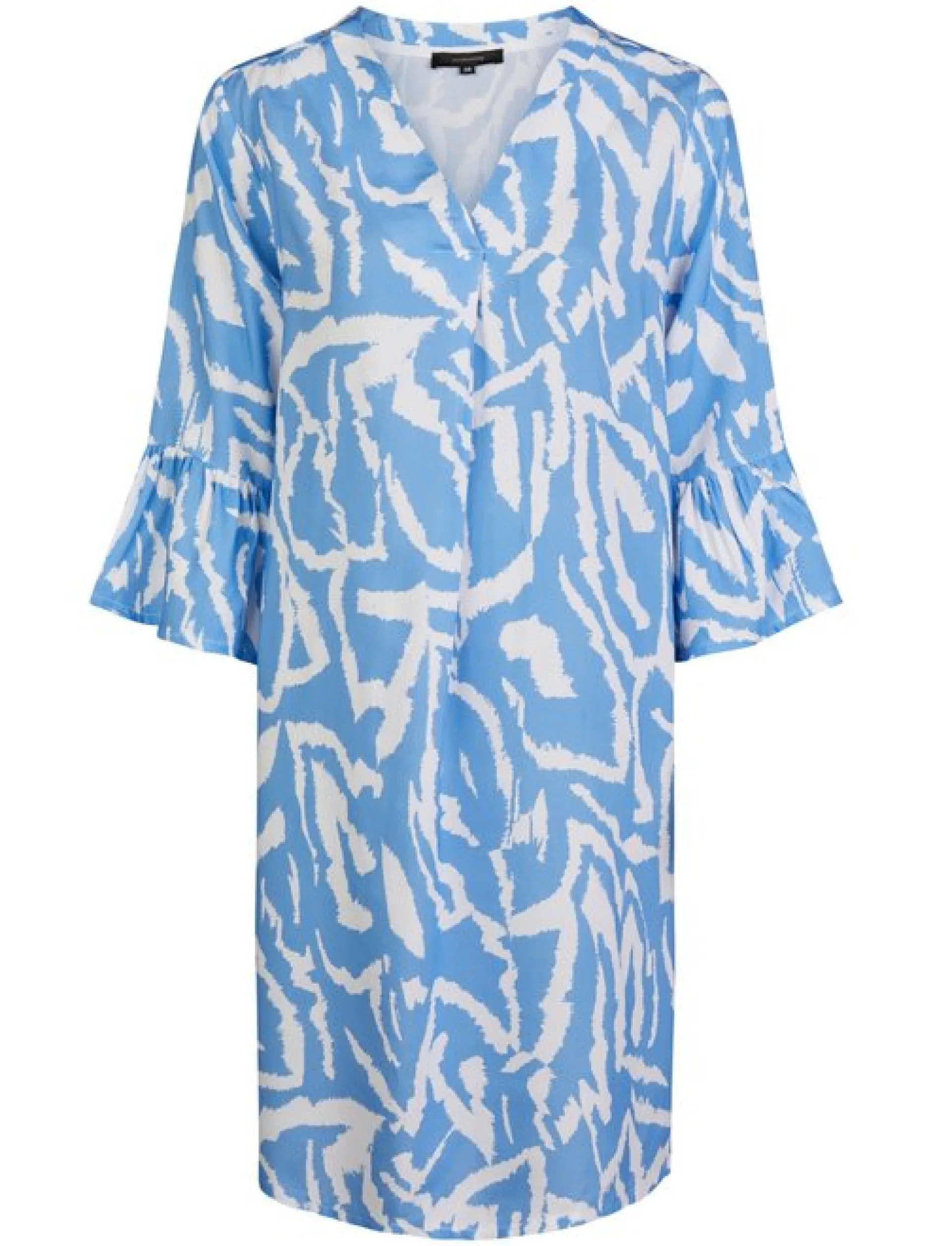 Navigazione Damen Kleid in hellblau - Länge: knielang