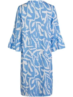 Navigazione Damen Kleid in hellblau - Länge: knielang
