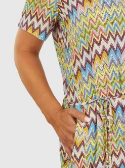 Navigazione Damen Kleid in mehrfarbig - Länge: mittel