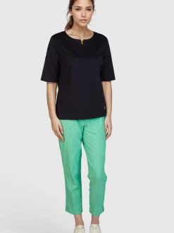 Navigazione Damen Shirt in blau - Ärmel: kurzarm