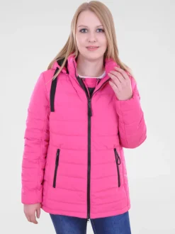 Navigazione Damen Steppjacke in fuchsia
