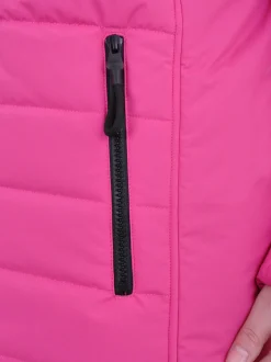 Navigazione Damen Steppjacke in fuchsia