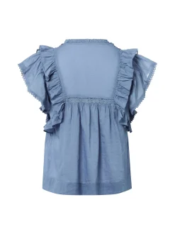 Neo Noir Damen Blusentop - Jayla in blau